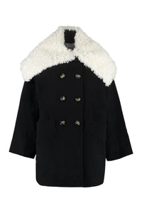 Lainey double-breasted wool coat